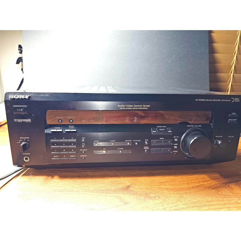 Sony STR-DE435 5.1 Channel AV Receiver Home Theater Audio Control Center Tested